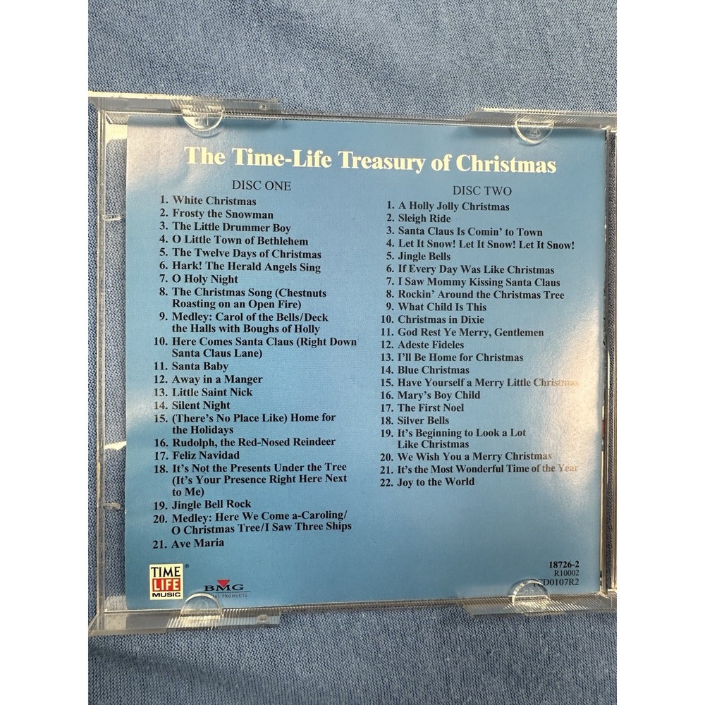 The Time Life Treasury Of Christmas BMG CD 43 tracks EX Colored Discs 2002 EX - Picture 3 of 6